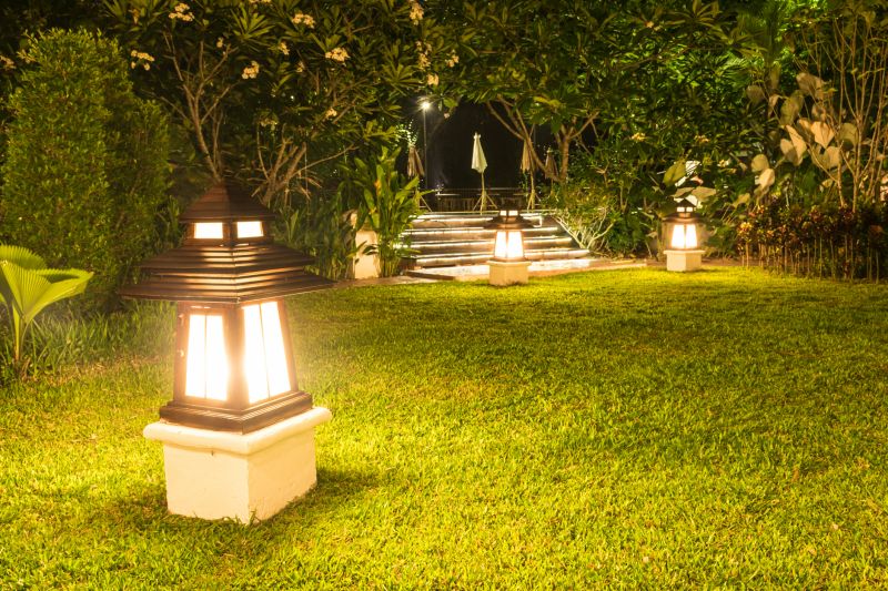 Courtyard Light Installation in Kansas City, MO