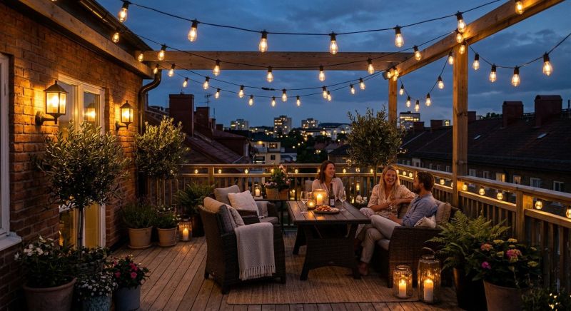 Courtyard Light Installation in Heber City, UT