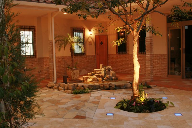 Courtyard Light Installation in Pasadena, CA