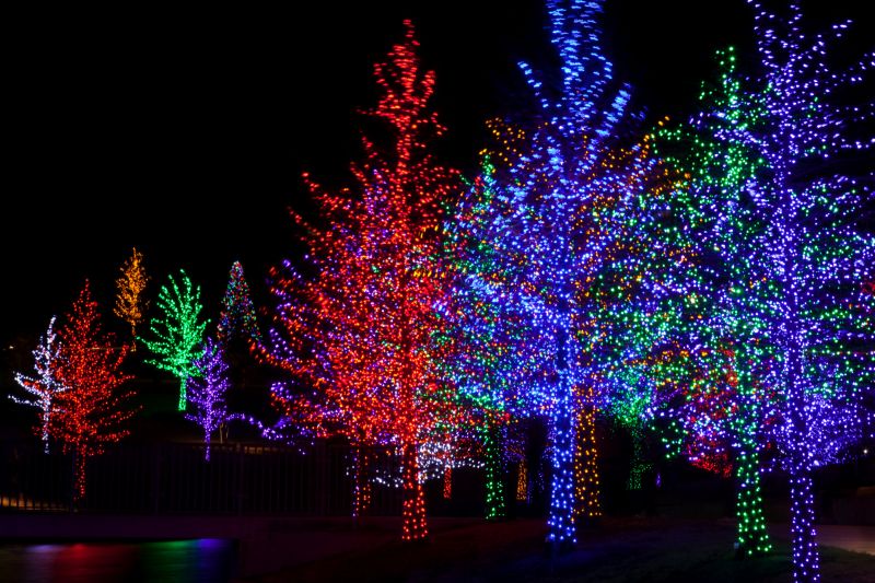 Holiday Lights Hanging in Kansas City, KS