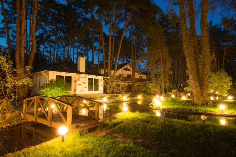 Pond Lighting Installation in Provo, UT