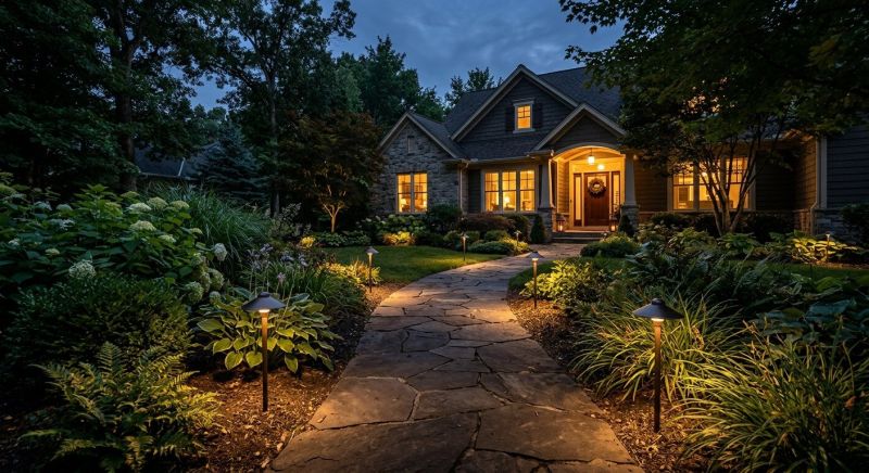 Walkway Lighting Installation in Kansas City, KS