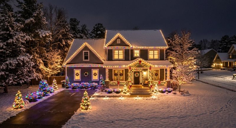 Xmas Lights Installation in Olathe, KS